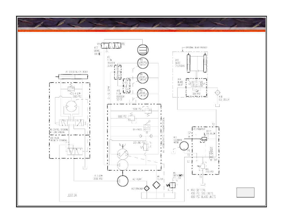 12 hydraulic schematic | John Deere rhino pd54 User Manual | Page 90 / 97