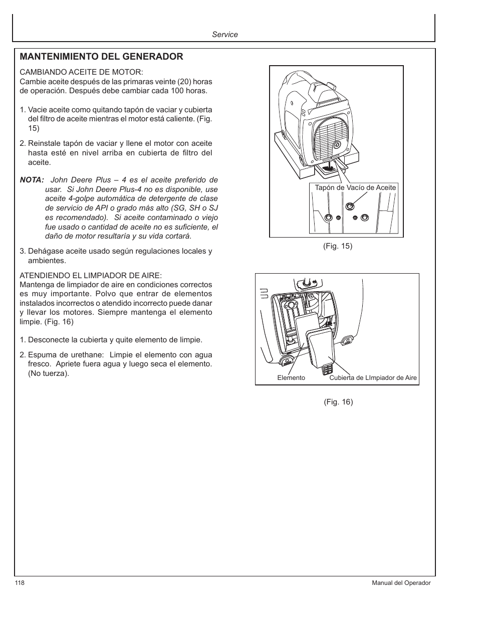 John Deere HR-G1700i User Manual | Page 118 / 124