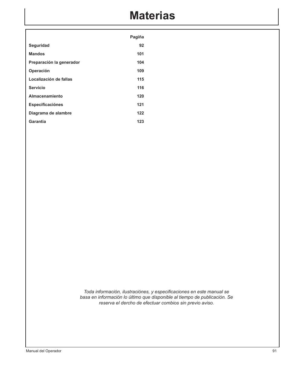Materias | John Deere HR-G1700i User Manual | Page 91 / 124