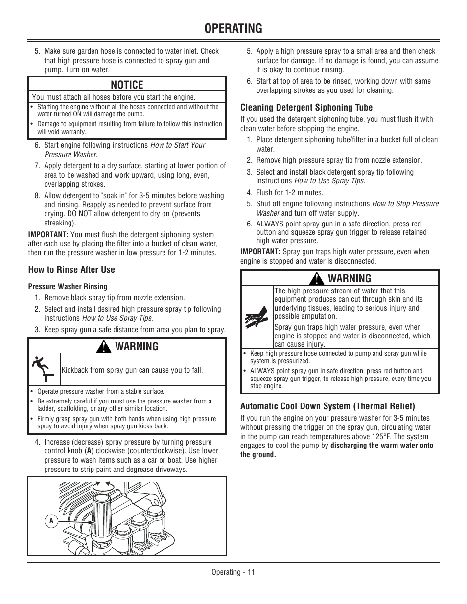 Service literatur, Service literature, Operating | Notice, Warning | John Deere OMM156510 User Manual | Page 15 / 24