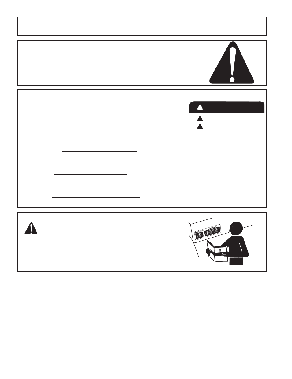 Sécurité, Danger avertissement attention | John Deere ET-3403-J User Manual | Page 26 / 68