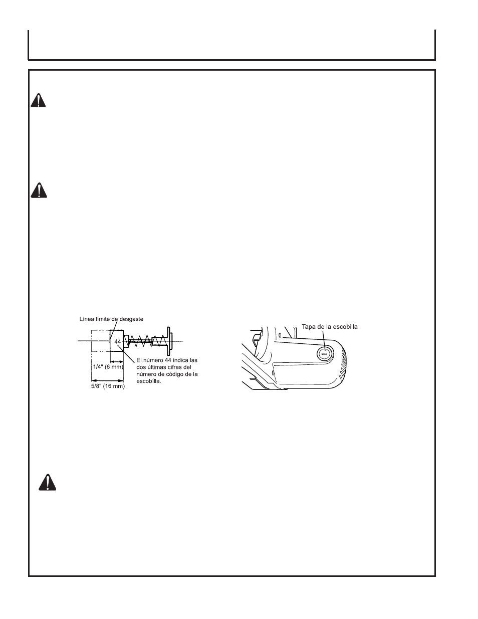 Mantenimiento e inspección | John Deere ET-3403-J User Manual | Page 66 / 68