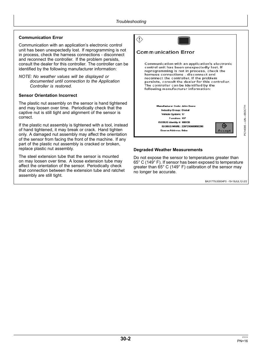 John Deere OMPFP12515 User Manual | Page 16 / 24