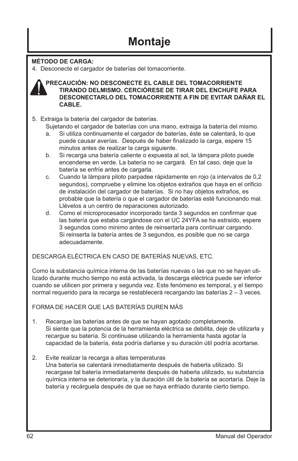 Montaje | John Deere ET-3103-J User Manual | Page 62 / 76