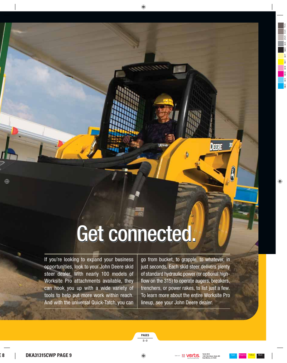 Get connected | John Deere 313 User Manual | Page 9 / 16