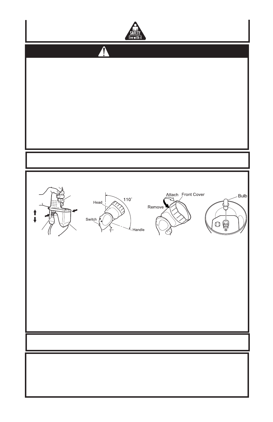 Caution operation, Specifications | John Deere UB18D User Manual | Page 3 / 4
