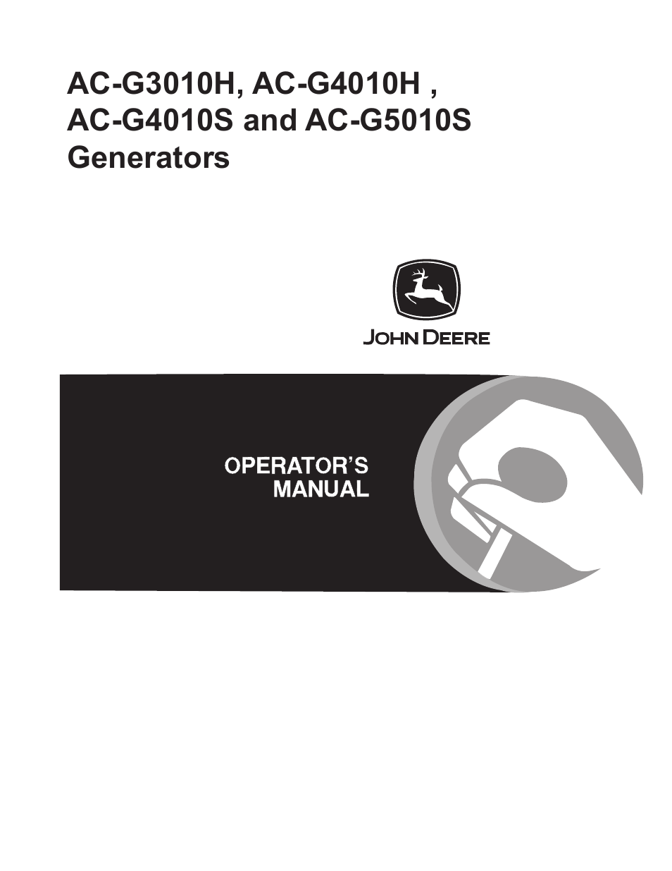 John Deere AC-G3010H User Manual | 98 pages
