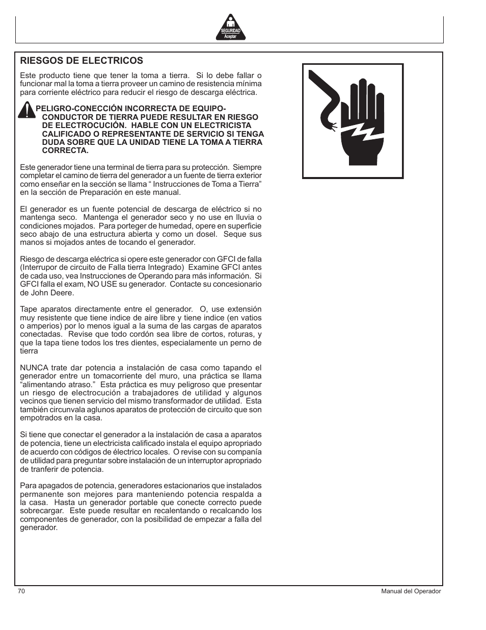 John Deere AC-G3010H User Manual | Page 70 / 98
