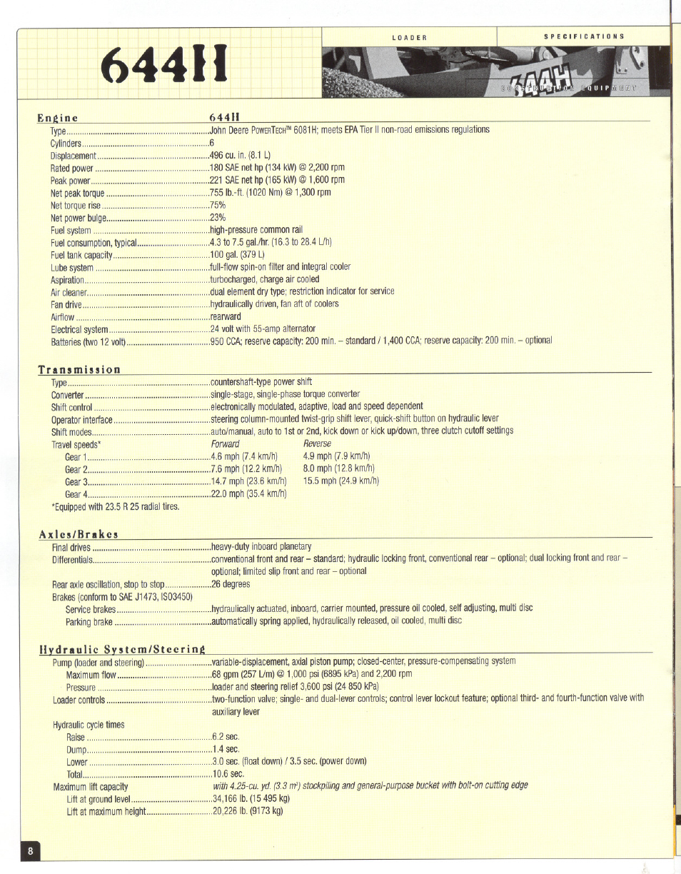 John Deere 644H User Manual | Page 2 / 5