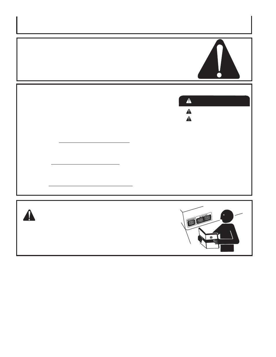 Sécurité, Danger avertissement attention | John Deere ET-3409-J User Manual | Page 30 / 80