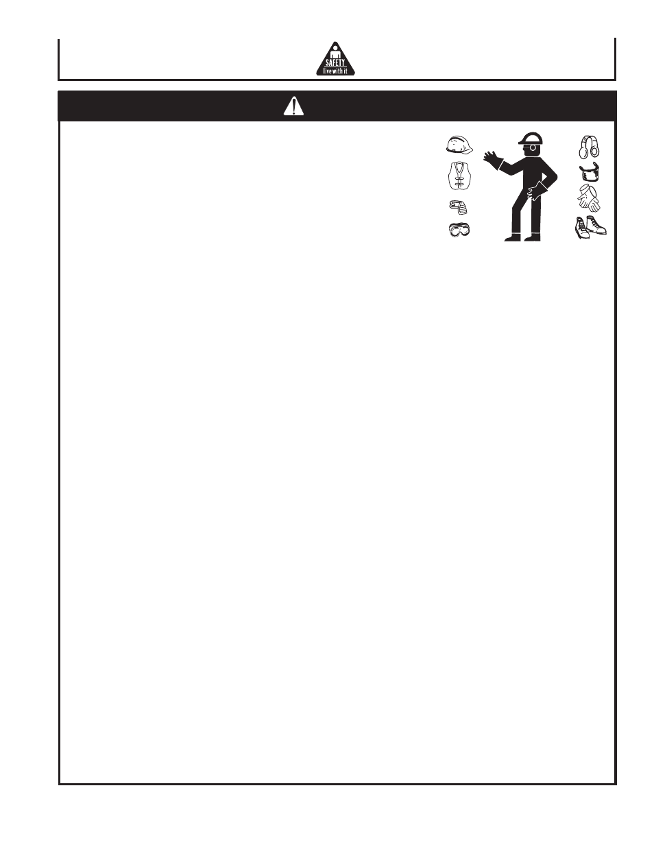 Warning | John Deere ET-3409-J User Manual | Page 5 / 80