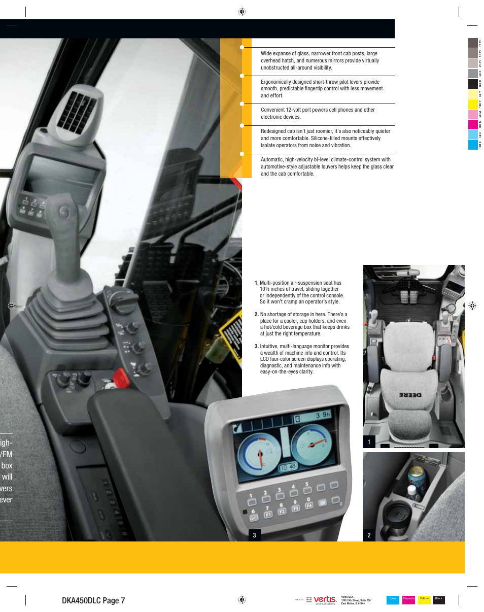 Igh- /fm box will vers ever, Dka450dlc page 7 | John Deere 450D LC User Manual | Page 7 / 18