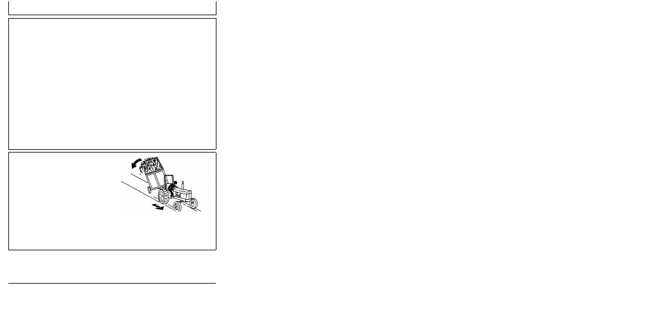 Use caution on hillsides, Shift to low gear on hills | John Deere 5103E User Manual | Page 11 / 194