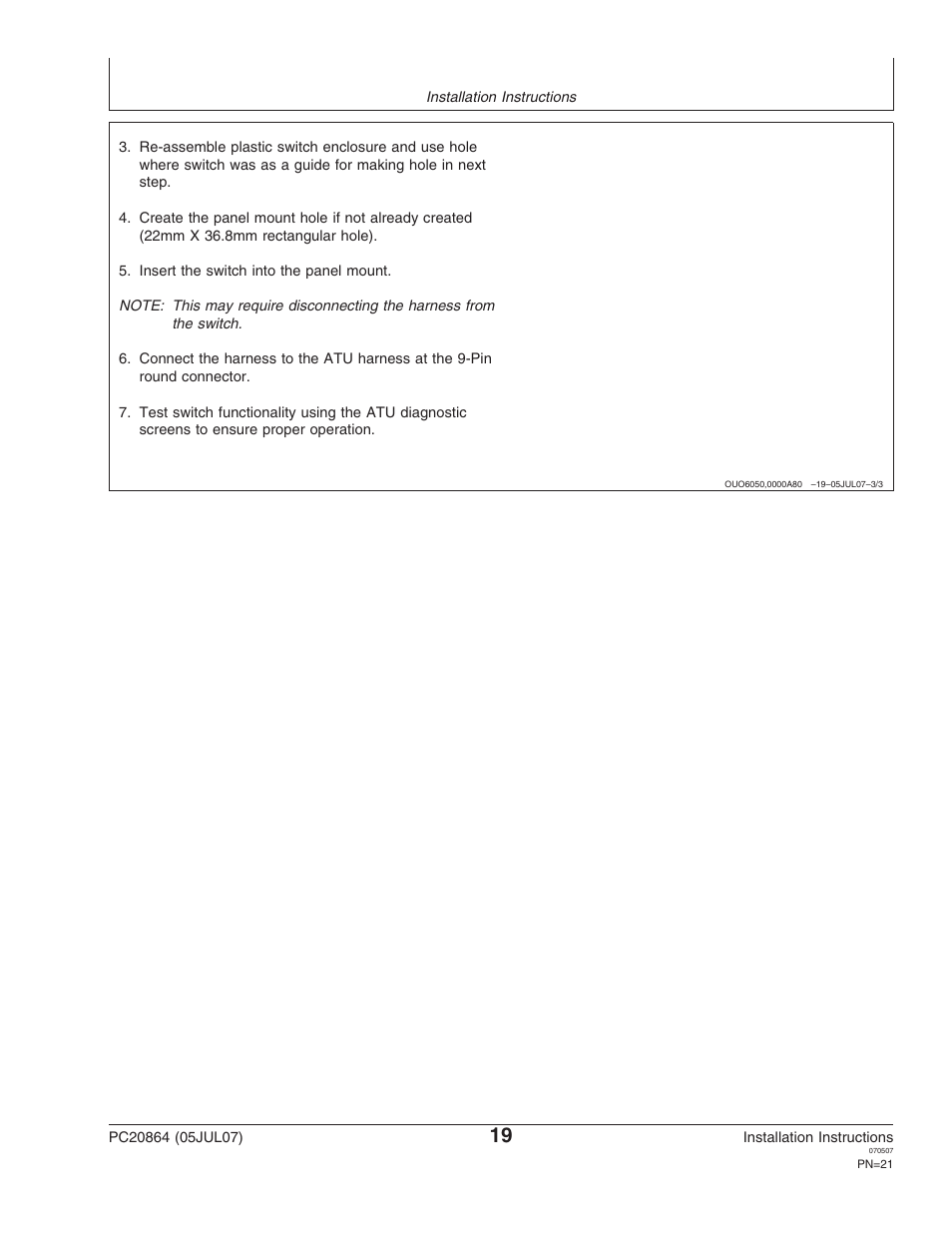 John Deere PC20864 User Manual | Page 21 / 24