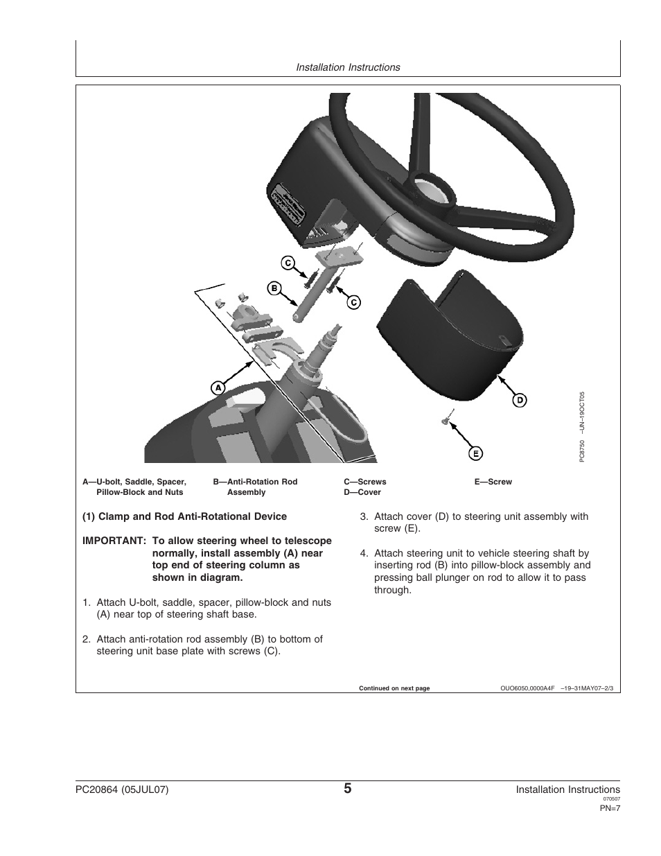 John Deere PC20864 User Manual | Page 7 / 24
