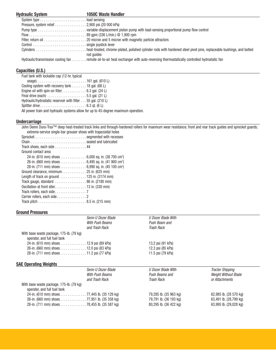 John Deere 1050C User Manual | Page 13 / 16