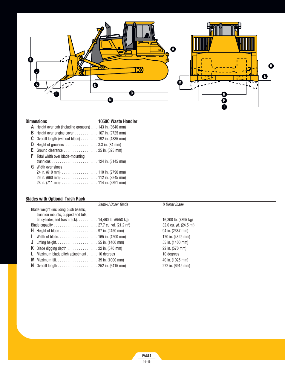 John Deere 1050C User Manual | Page 14 / 16