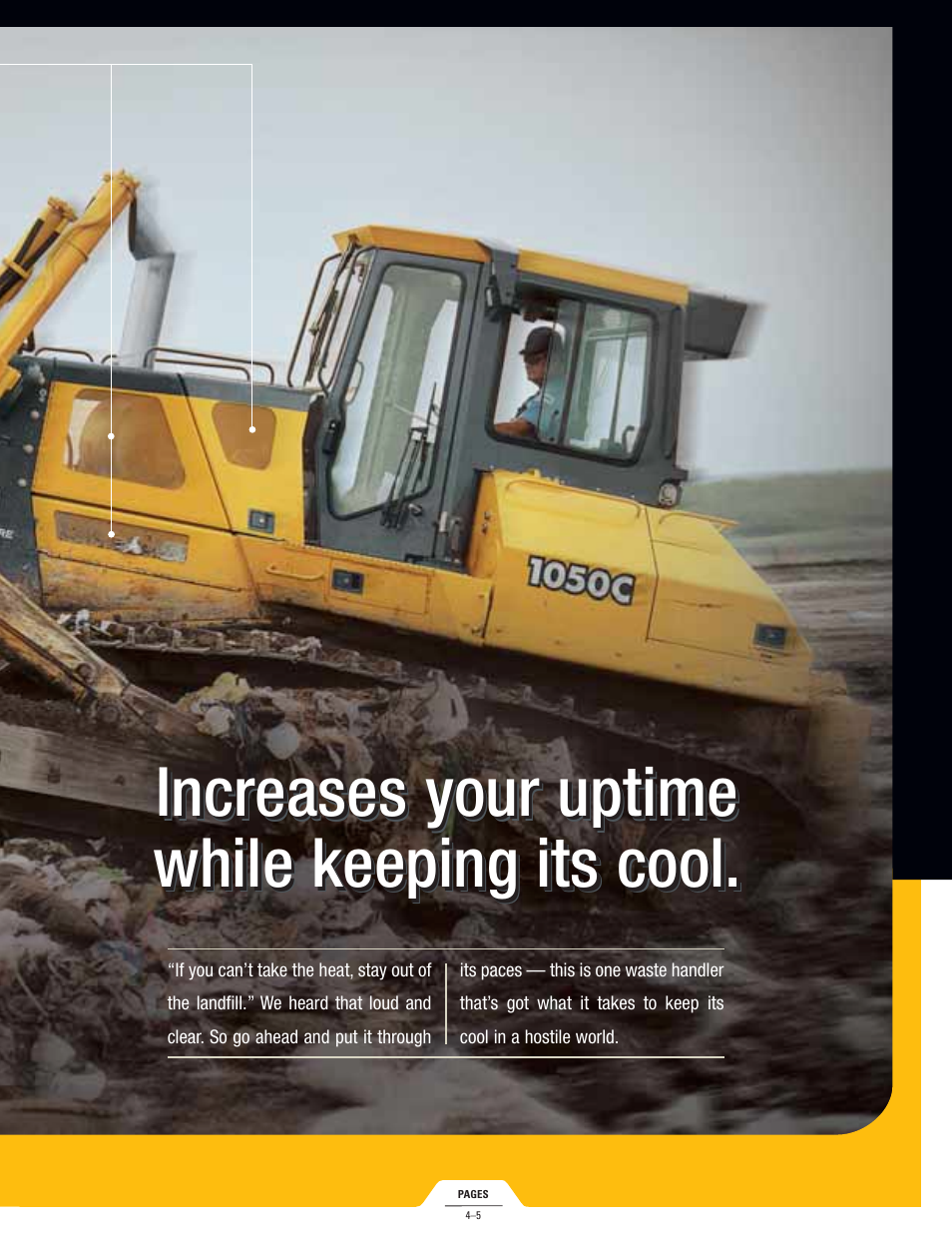 Increases your uptime while keeping its cool | John Deere 1050C User Manual | Page 5 / 16