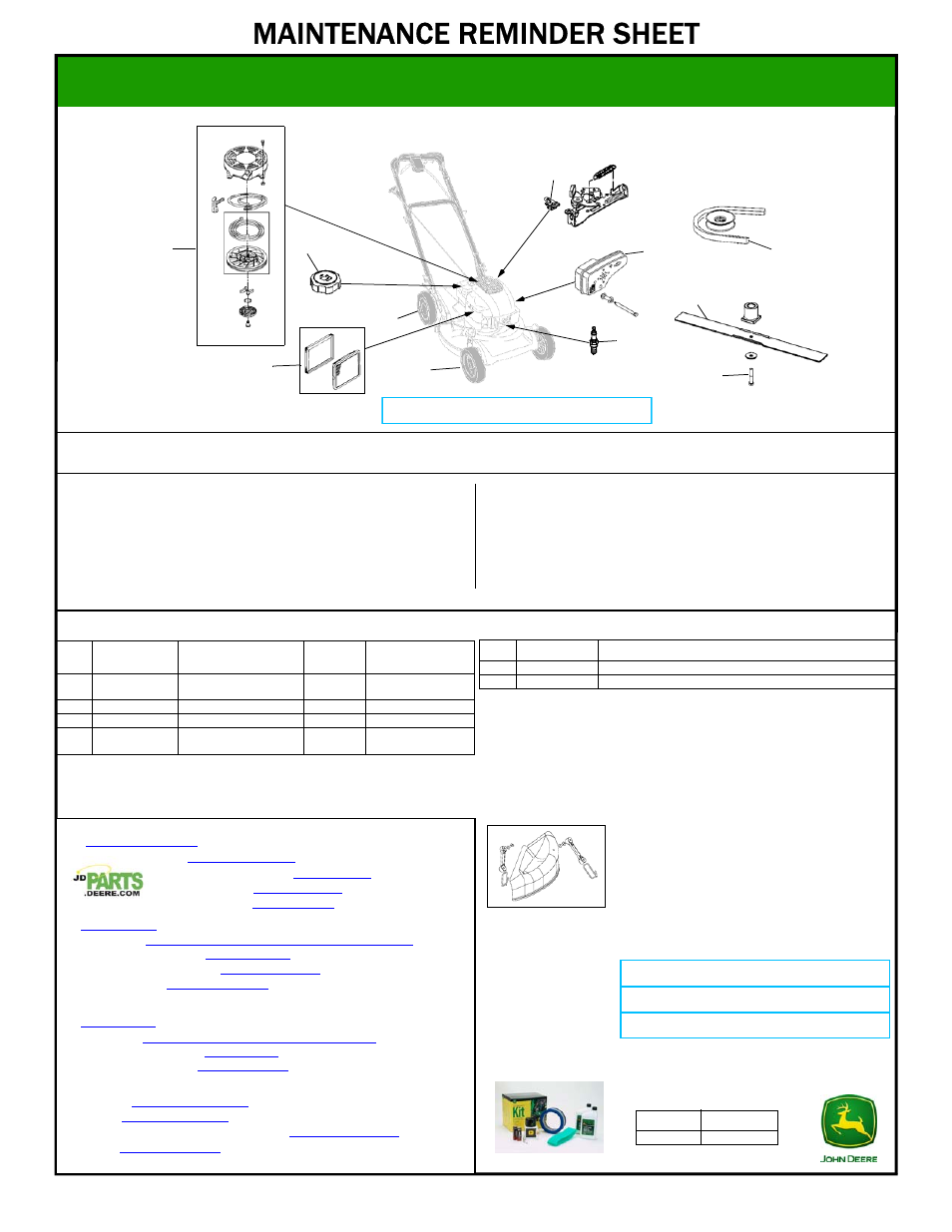 John Deere JS26 User Manual | 1 page