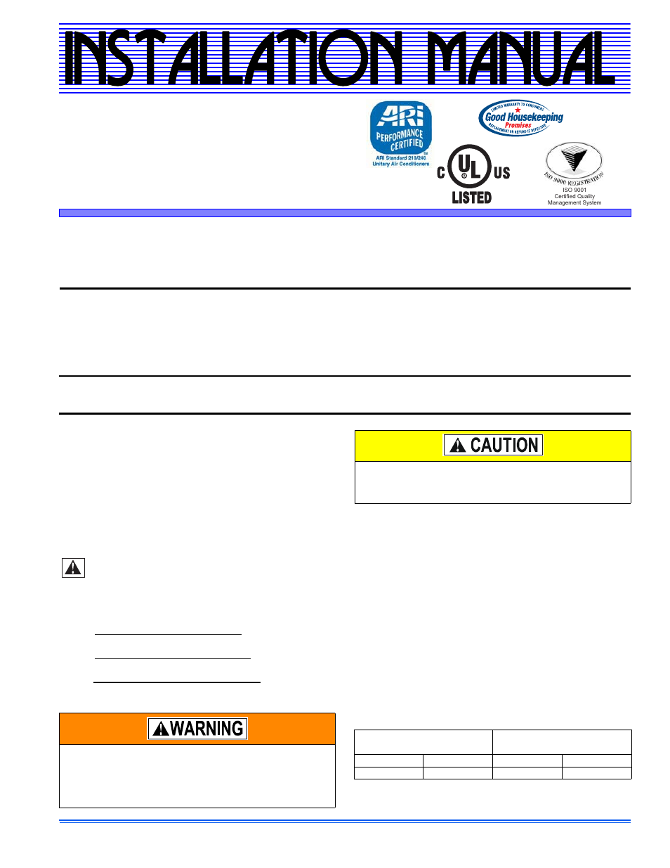 Johnson Controls 13 SEER User Manual | 12 pages