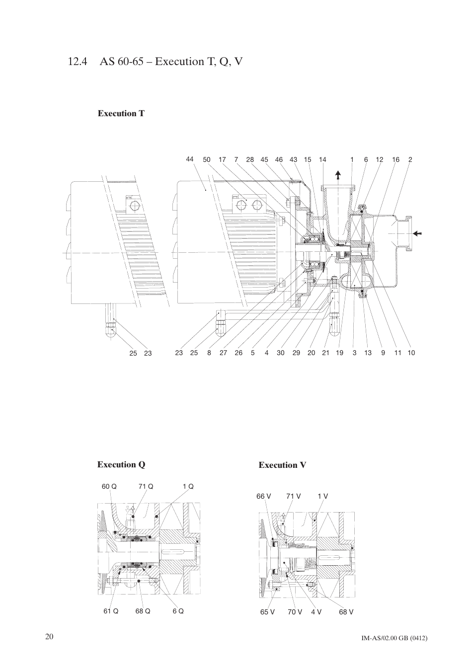 4 as 60-65 – execution t, q, v, As 60-65 – execution t, q, v | Johnson Controls TopClean AS User Manual | Page 22 / 31