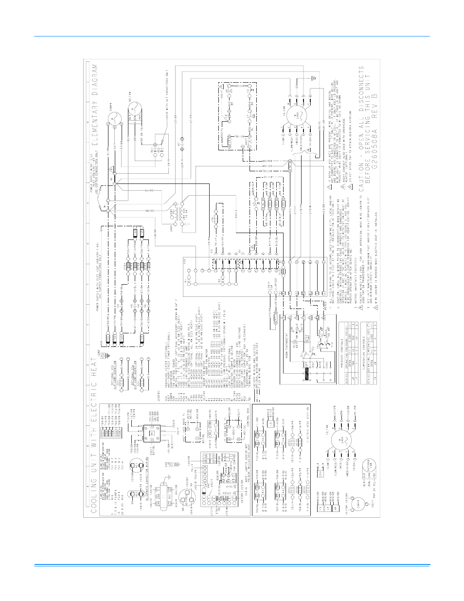 9 typical wiring diagram (208/230-1-60 power, Supply) acp models | Johnson Controls ACPU024 THRU 060 User Manual | Page 26 / 32