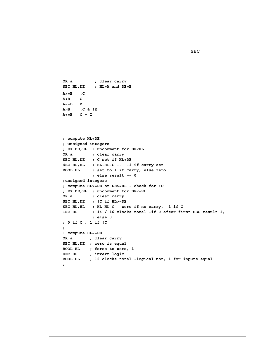 4 comparisons of integers | Jameco Electronics Rabbit 3000 User Manual | Page 50 / 349