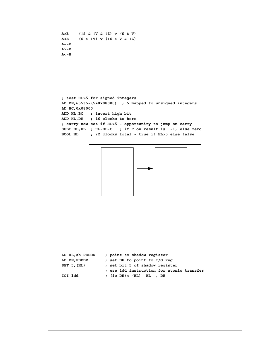 5 atomic moves from memory to i/o space | Jameco Electronics Rabbit 3000 User Manual | Page 52 / 349
