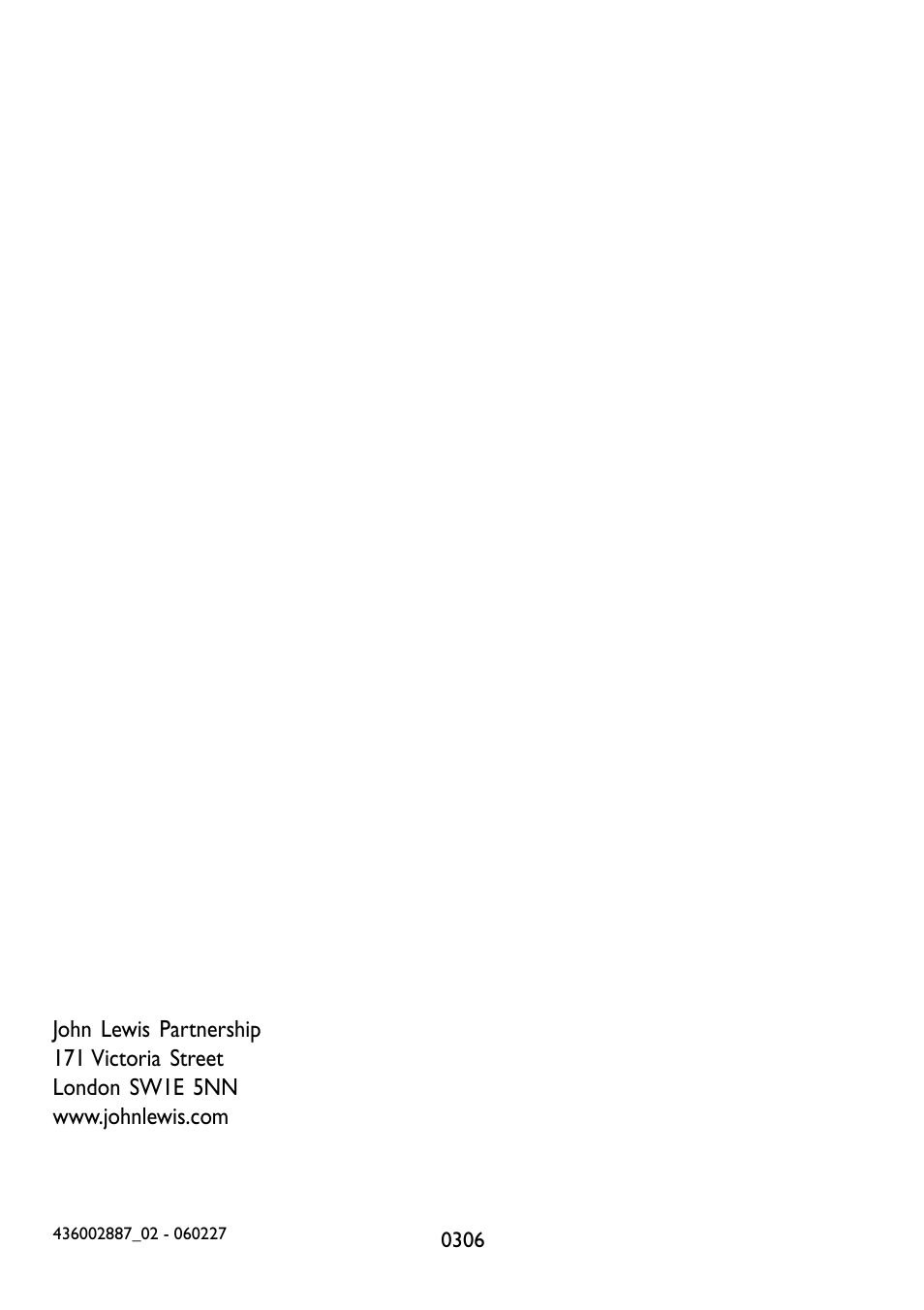 John Lewis JLBIHD603 User Manual | Page 16 / 16