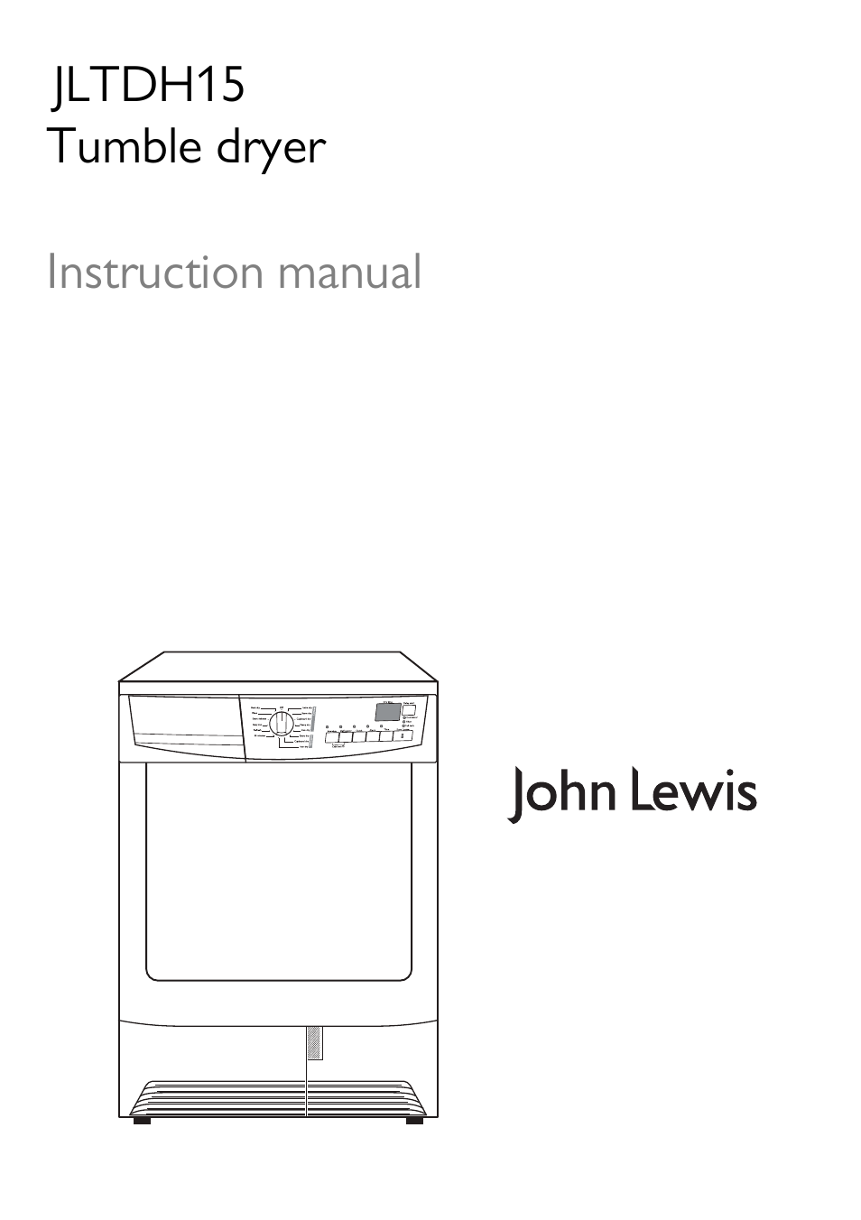 John Lewis JLTDH15 User Manual | 32 pages