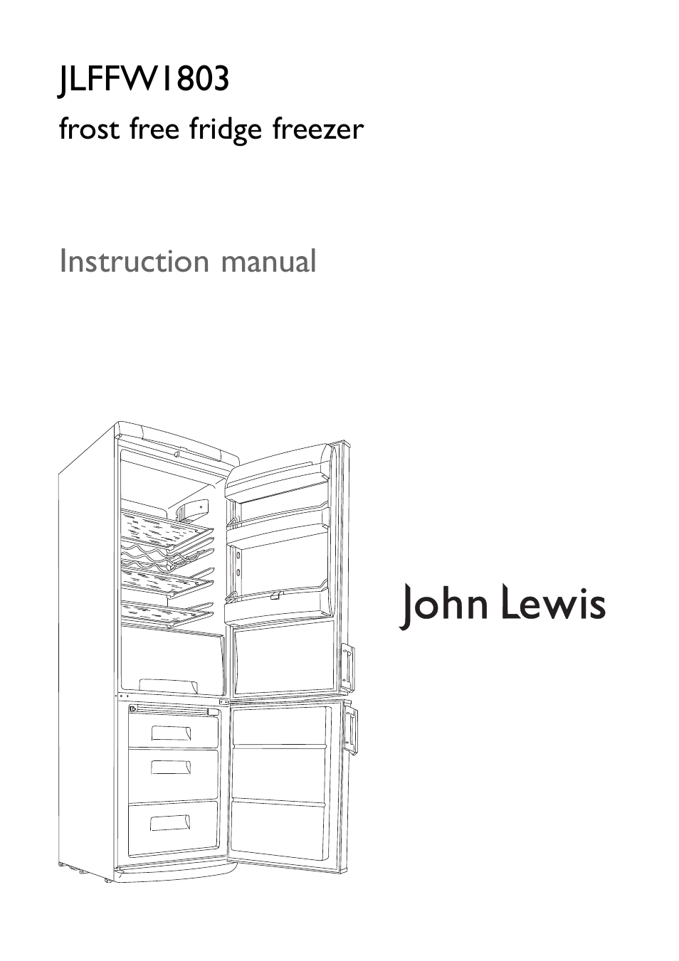 John Lewis JLFFW1803 User Manual | 20 pages