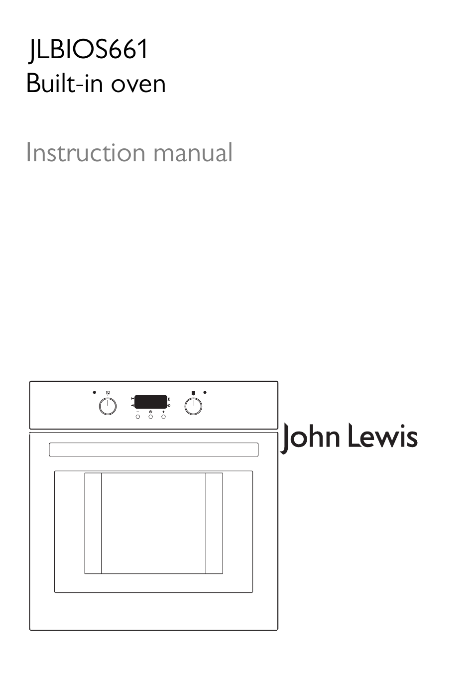 John Lewis JLBIOS661 User Manual | 32 pages