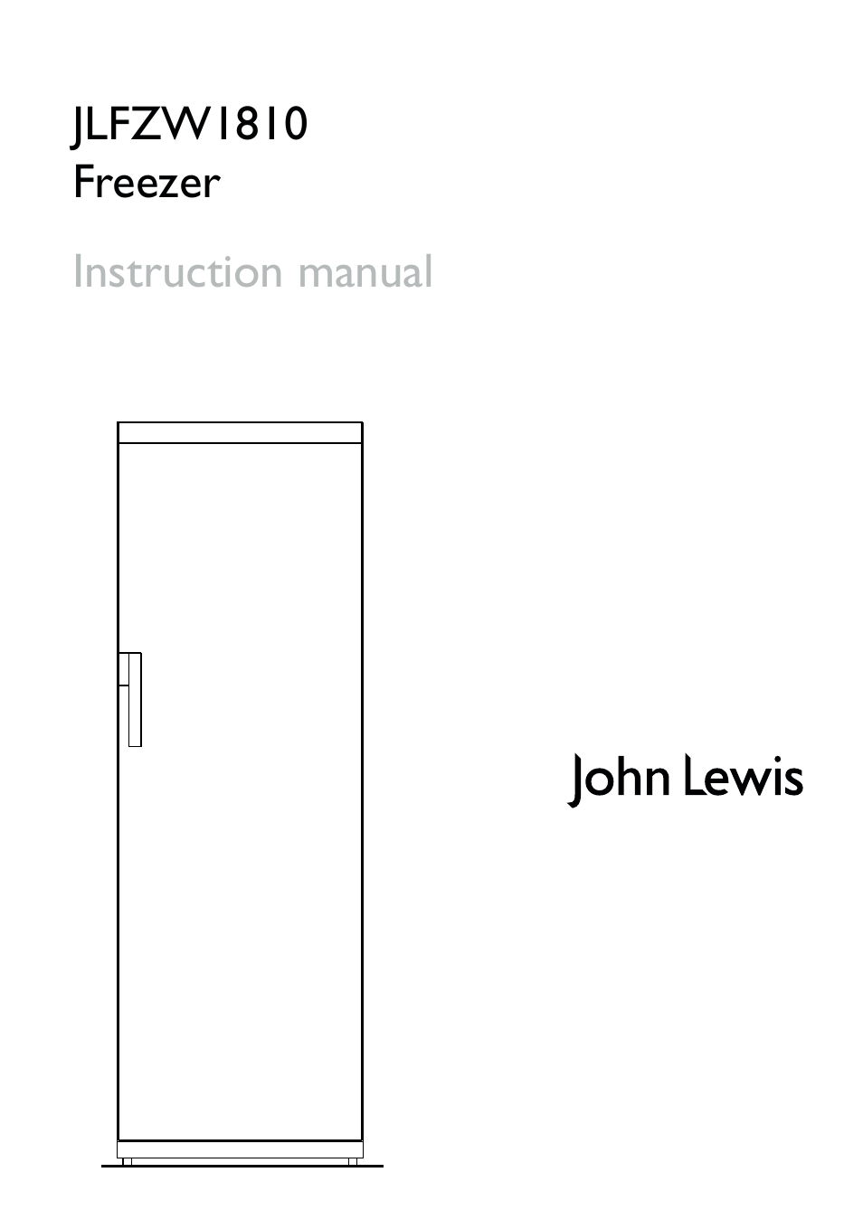 John Lewis JLFZW1810 User Manual | 20 pages