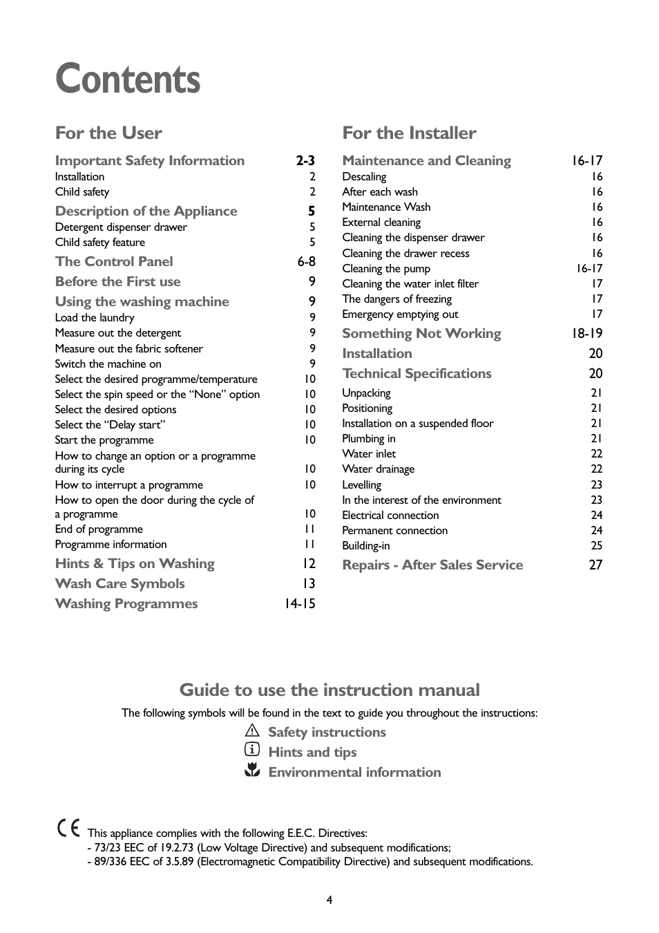 John Lewis JLBIWM 1402 User Manual | Page 4 / 28
