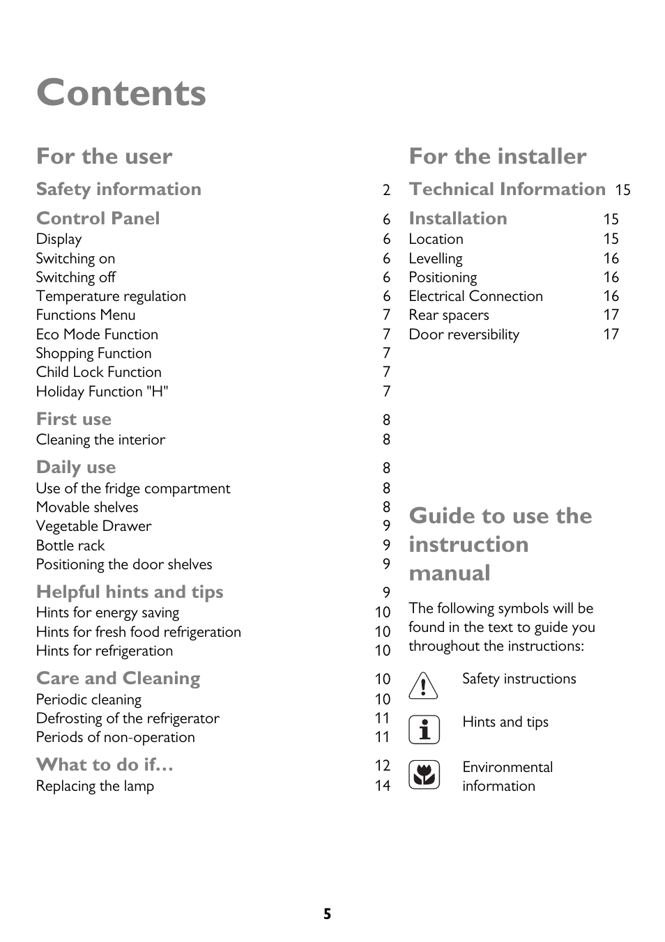 John Lewis JLLFW1602 User Manual | Page 5 / 20