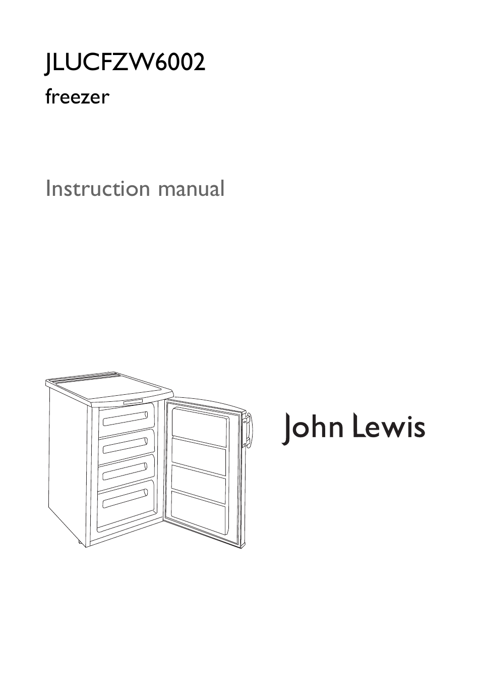 John Lewis JLUCFZW6002 User Manual | 20 pages