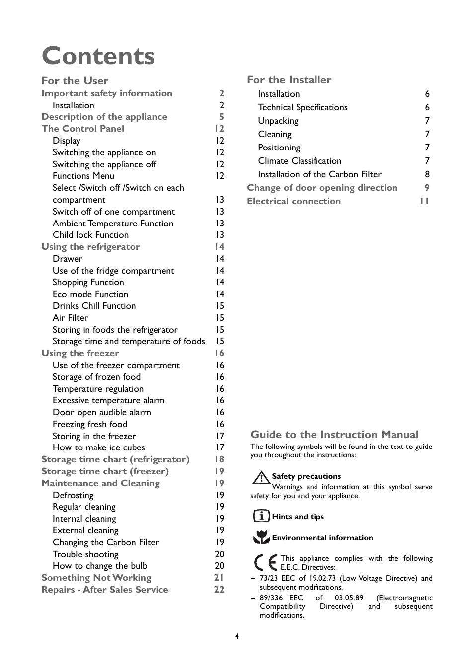 John Lewis JLFFW1807 User Manual | Page 4 / 24