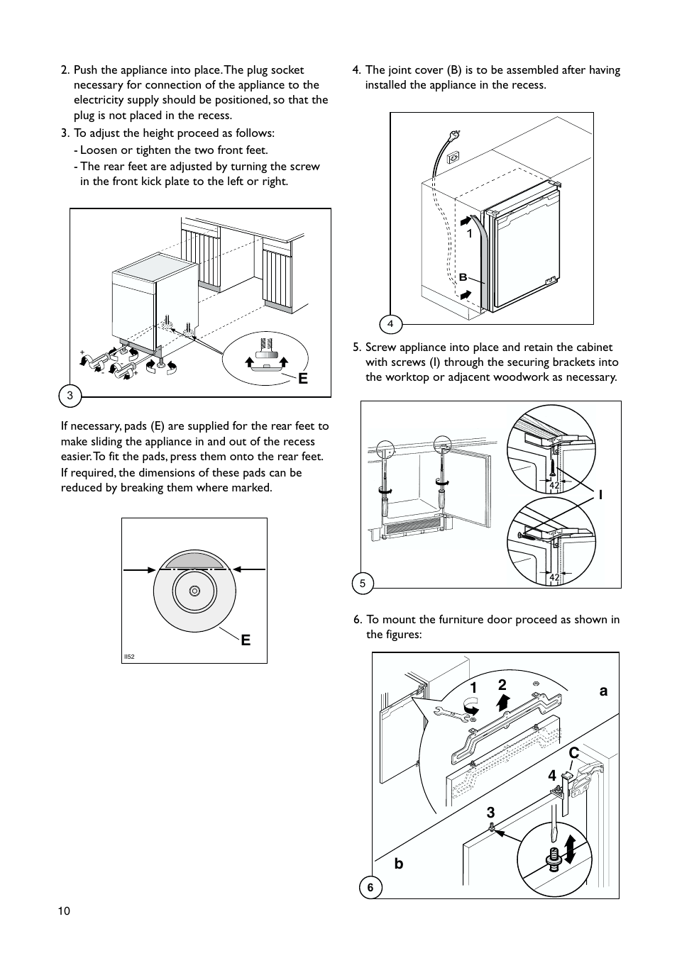 12 3 4 c | John Lewis JLBIUCF 01 User Manual | Page 10 / 20