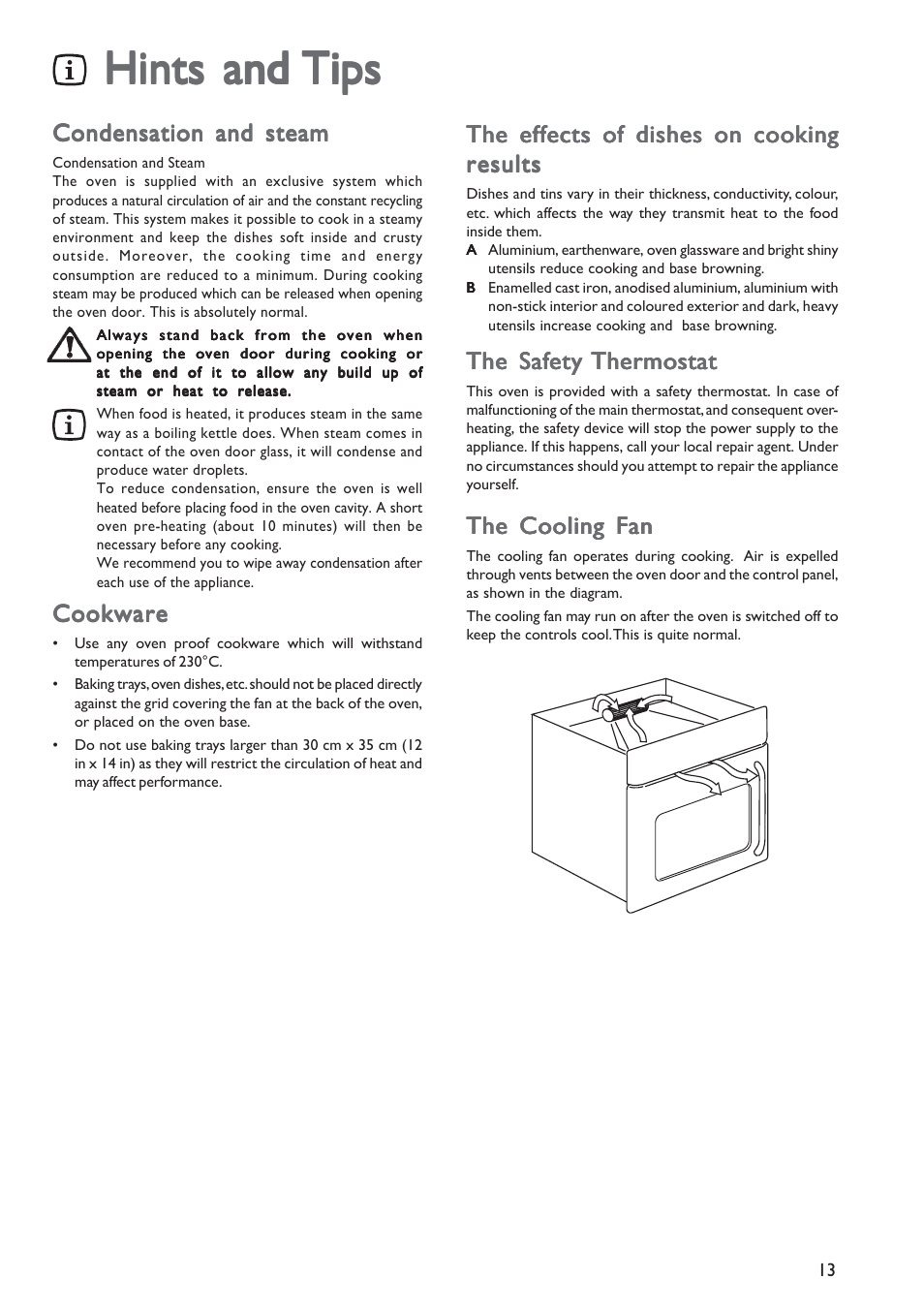 Hints and, Hints and hints and tips tips tips tips tips | John Lewis JLBIOS601 User Manual | Page 13 / 24