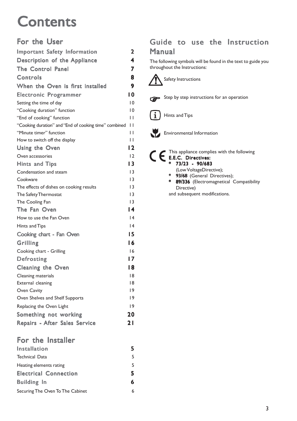 John Lewis JLBIOS601 User Manual | Page 3 / 24