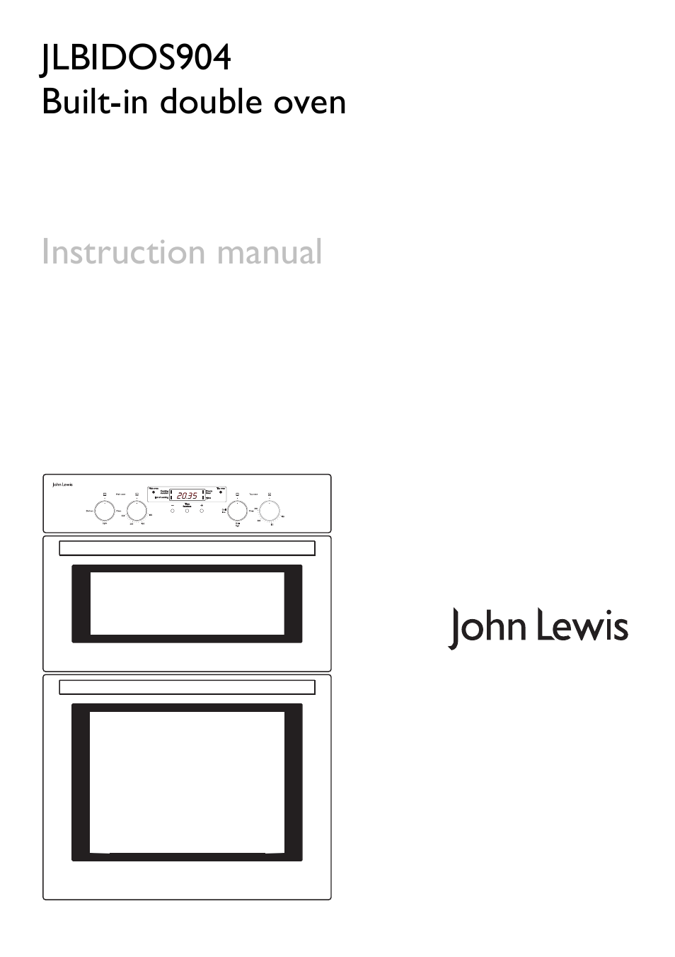 John Lewis JLBIDOS904 User Manual | 32 pages