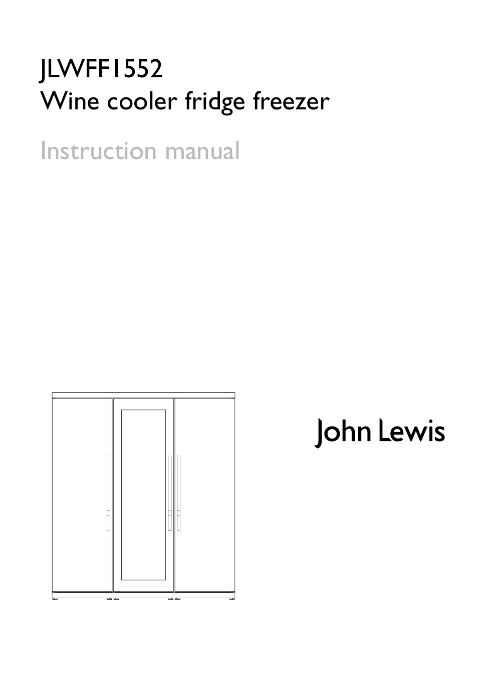 John Lewis JLWFF1552 User Manual | 24 pages