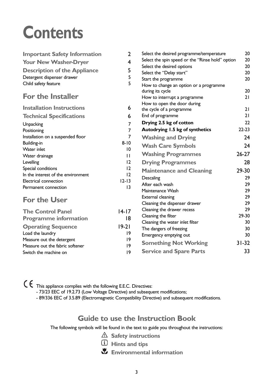 John Lewis JLBIWD 1400 User Manual | Page 3 / 34