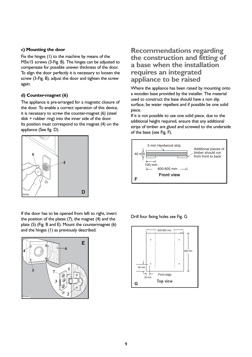 John Lewis JLBIWD 1400 User Manual | Page 9 / 34