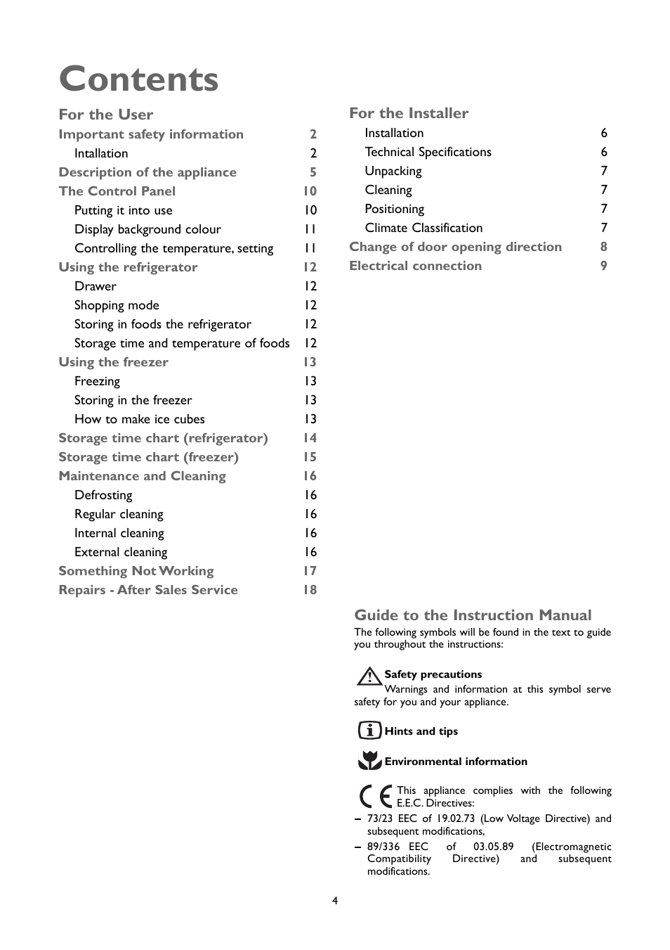 John Lewis JLFFW2004 User Manual | Page 4 / 20