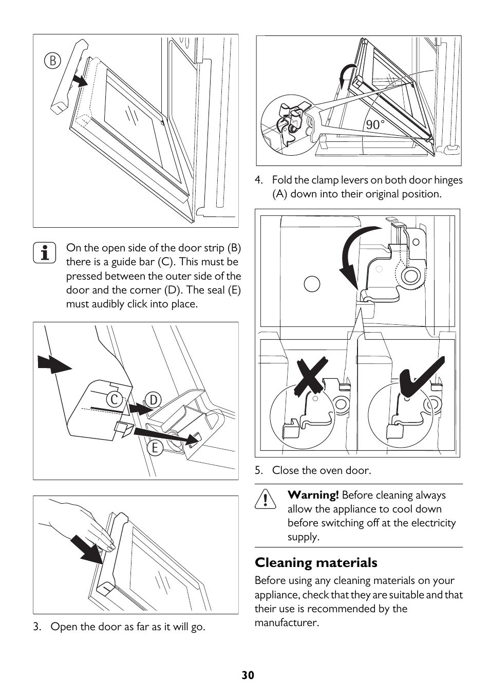 John Lewis JLBIDO913 User Manual | Page 30 / 44