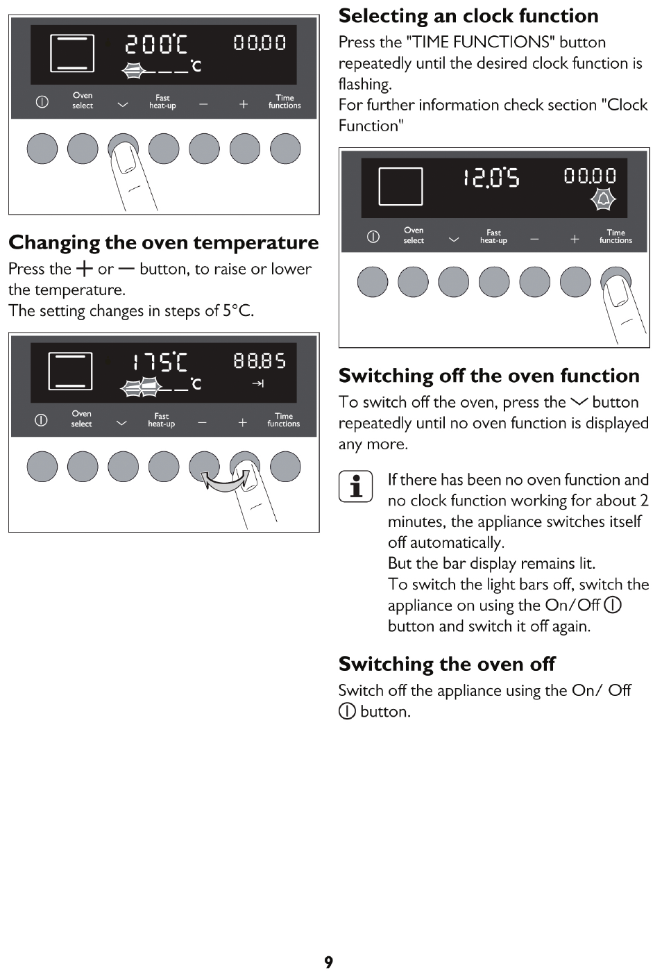 John Lewis JLBIDO913 User Manual | Page 9 / 44