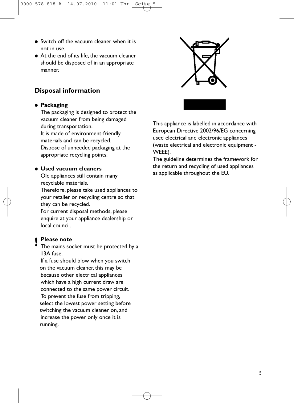 John Lewis JLVS06 User Manual | Page 5 / 20