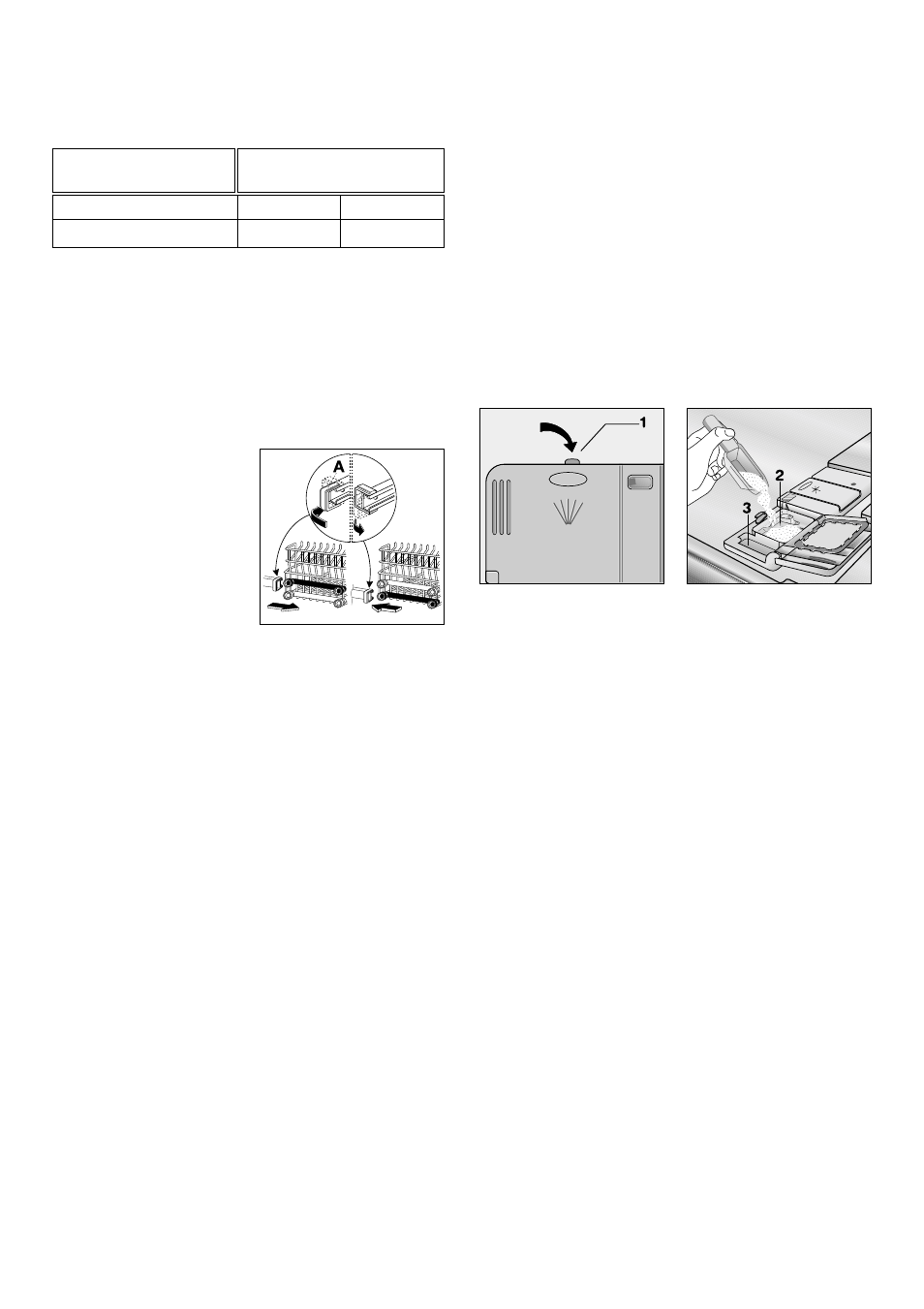 Adjusting the height of the upper basket, Use of detergent | John Lewis JLDWW 1201 User Manual | Page 12 / 24