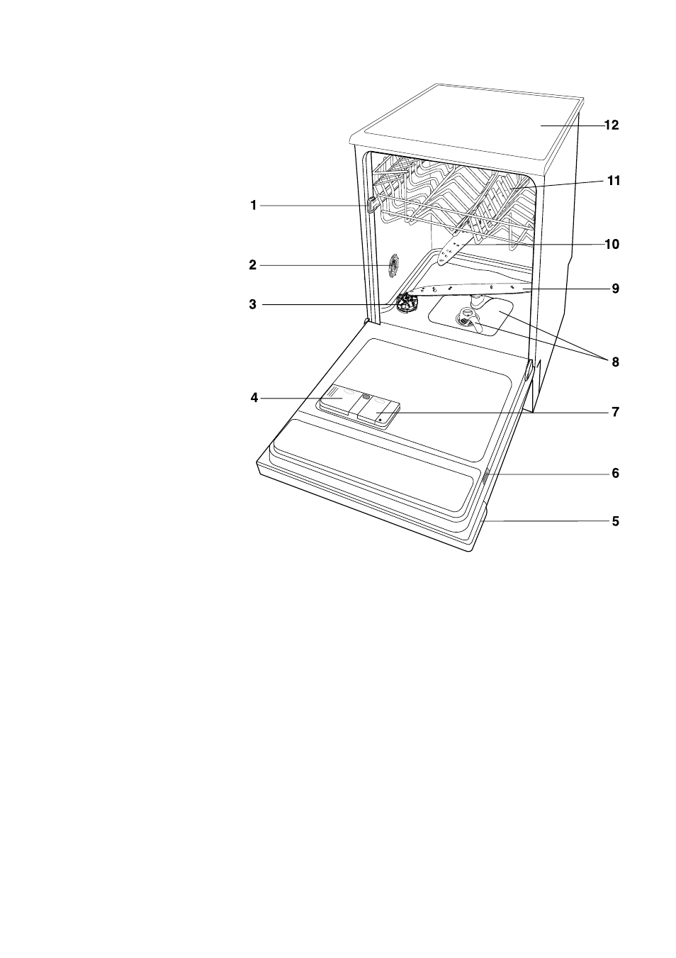 Description of the appliance | John Lewis JLDWW 1201 User Manual | Page 5 / 24